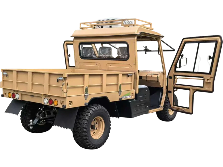 Tuatara rear glass window